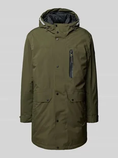 Parka z kieszeniami z patką model ‘Parka Hood clean’ - Kurtki męskie - miniaturka - grafika 1