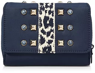 Portfele - Desigual Damskie akcesoria Fabric Medium Wallet, niebieski, U - grafika 1