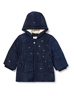 Kurtki i płaszcze dla dziewczynek - s.Oliver Junior Baby Boys płaszcz z długim rękawem, Dark Blue AOP, 62 - grafika 1