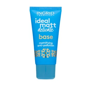 Ingrid, Baza Matująca, Delicate Base, 30ml - Bazy pod makijaż - miniaturka - grafika 1