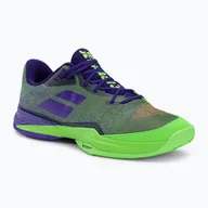 Buty sportowe męskie - Buty do tenisa męskie Babolat 21 Jet Mach 3 Clay jade lime - miniaturka - grafika 1
