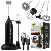 Spieniacze do mleka - Elektryczny Spieniacz Do Mleka Ręczny 4W1 Mini Ubijaczka Do Mleka Kawy Usb - miniaturka - grafika 1
