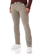 Spodnie męskie - BOSS Spodnie męskie, płaskie, ciemnozielone, 3630 - miniaturka - grafika 1