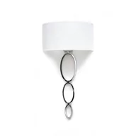 Lampy ścienne - Berella Light Kinkiet Alia WH BL0303 Berella Light nowoczesna oprawa ścienna z białym abażurem - miniaturka - grafika 1