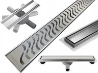 Odpływy liniowe - Mexen Flat 360° M09 odpływ liniowy obrotowy 50 cm chrom - 1028050-40 - miniaturka - grafika 1