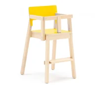 Podnóżki, podpórki, podkładki - #en Chair Love 50 birch. Seatheight 50 cm. Seat and backrest yellow laminat - miniaturka - grafika 1