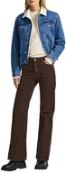 Spodnie damskie - Pepe Jeans Spodnie damskie Willa, Szary (Szlak), 30W / 32L - miniaturka - grafika 1