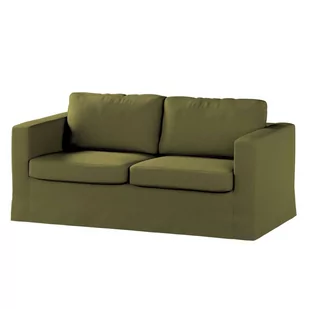 Dekoria pl pl Pokrowiec na sofę Karlstad 2-osobową nierozkładaną długi oliwkowa zieleń 165 x 89 x 64 cm Etna 618-161-26 - Pokrowce na meble - miniaturka - grafika 1