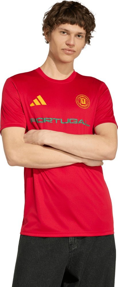 Adidas Koszulka męska adidas Portugalia 26 Away Jersey czerwona KH2310 2XL