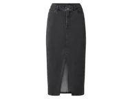 Spódnice - esmara® Spódnica jeansowa damska (Czarny, 42) - miniaturka - grafika 1