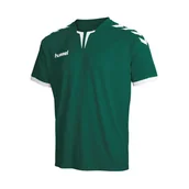 Koszulki męskie - Koszulka sportowa HUMMEL core SS poly zielona r. S - miniaturka - grafika 1