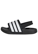 Buty dla chłopców - adidas Uniseks - niemowlęta ADILETTE ESTRAP SLIDES INFANTS, Core Black/Cloud White/Core Black, 21 EU - miniaturka - grafika 1