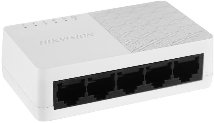 Switch Hikvision Hikvision DS-3E0105D-O Netzwerk-Switch Fast Ethernet 10/100 Schwarz - Weiß DS-3E0105D-O