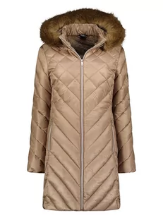 Geographical Norway Płaszcz pikowany "Bondine" w kolorze szarobrązowym - Kurtki damskie - miniaturka - grafika 1