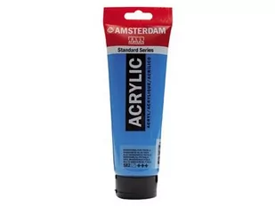 Talens Amsterdam, farba akrylowa, 250 ml, Błękit managanowy - Przybory szkolne - miniaturka - grafika 2