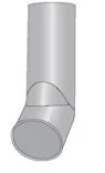 Un Rura Z Wylotem Ocynkowana 150Mm 1Mb RU 150W 5908235021430 - Rynny i akcesoria - miniaturka - grafika 1