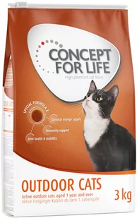 Concept for Life Outdoor Cats 3 kg - Sucha karma dla kotów - miniaturka - grafika 1