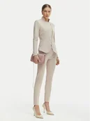 Spodnie damskie - Rinascimento Spodnie materiałowe CFC0127865003 Beżowy Slim Fit - miniaturka - grafika 1