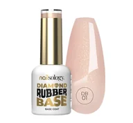 Lakiery hybrydowe - Clavier Nailsology Diamond Rubber Base baza do manicure hybrydowego DB01 Chiquita 8ml - miniaturka - grafika 1