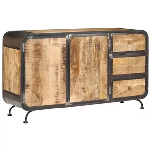 vidaXL vidaXL Szafka z litego drewna mango, 140x40x80 cm - Szafki do salonu - miniaturka - grafika 1