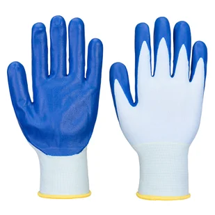 PORTWEST AP71 RĘKAWICA NITRYLOWA FD GRIP 15; NIEBIESKI - Rękawice robocze - miniaturka - grafika 1