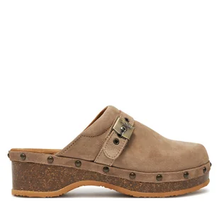 Klapki Scholl Pescura Clog 50 Cork F31632 2361 380 Beżowy - Klapki i japonki damskie - miniaturka - grafika 1