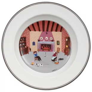 Villeroy & Boch Design Naif Talerz głęboki Kominek średnica: 21 cm (10-2337-2706) - Talerze - miniaturka - grafika 1