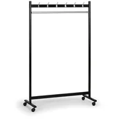 Inne meble biurowe - B2B Partner Metalowy wieszak szeregowy - na kółkach 101701 - miniaturka - grafika 1