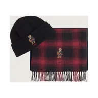 Czapki męskie - POLO RALPH LAUREN Wełniany szal + czapka - miniaturka - grafika 1