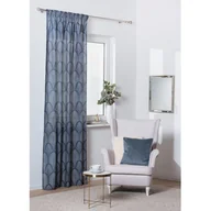 Zasłony - Zasłona z taśmą DECO 140 x 260 cm szary - miniaturka - grafika 1