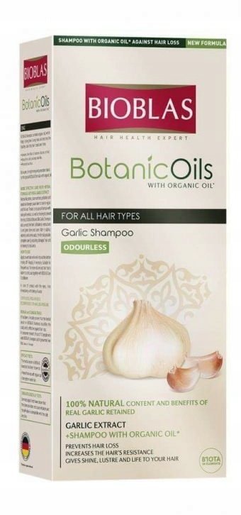 BIOBLAS Botanic Oils Szampon do włosów z czosnkiem 360 ml