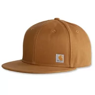 Czapki i chusty sportowe męskie - Czapka z daszkiem snapback Carhartt Ashland Cap 211 brązowy - miniaturka - grafika 1