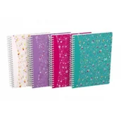 Notesy i bloczki - OXFORD Kołobrulion A5/60K linia Floral 5szt 443382 - miniaturka - grafika 1