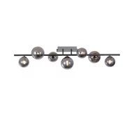 Lampy sufitowe - Wofi 7014-705W - LED Żyrandol natynkowy VILLA 7xG9/3W/230V czarny - miniaturka - grafika 1