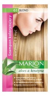 Marion szampon 4-8 myć 61 blond 53426 - Farby do włosów i szampony koloryzujące - miniaturka - grafika 1