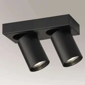 Lampy sufitowe - Shilo Regulowana LAMPA sufitowa TARUMI 7972 okrągła OPRAWA metalowe tuby industrialne czarne 7972 - miniaturka - grafika 1