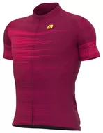 Koszulki rowerowe - Alé Koszulka rowerowa męska Alé CYCLING Turbo bordeaux - miniaturka - grafika 1