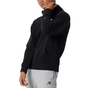 Bluza New Balance MT21513BK - czarna - Bluzy sportowe męskie - miniaturka - grafika 1