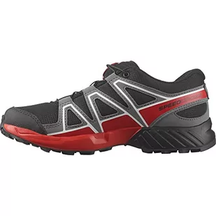 Salomon Speedcross J sneakersy dziecięce, uniseks, Black Quiet Shade High Risk Red, 37 eu - Buty dla chłopców - miniaturka - grafika 1