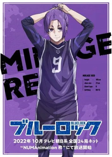 Plakat Anime Manga Blue Lock BLLO_003 A2 (custom)