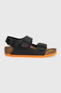 Buty dla chłopców - Birkenstock sandały dziecięce Milano Kids BF kolor czarny - grafika 1