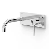Baterie umywalkowe - Element natynkowy baterii umywalkowej podtynkowej z krótką wylewką Tres Study chrom połysk 26230031 - miniaturka - grafika 1