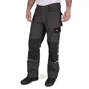 Lee Cooper Lee Cooper Odzież robocza męskie wielokieszeniowe bojówki robocze spodnie bezpieczeństwa, szare, 36 W/31R LCPNT236 - Spodnie męskie - miniaturka - grafika 1