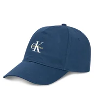 Czapki męskie - Czapka z daszkiem Calvin Klein LV04G5032G Niebieski - miniaturka - grafika 1