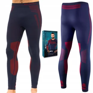 Spodnie Męskie Termoaktywne Długie Sportowe Szybkoschnące Brubeck Dry - Xl - Spodnie narciarskie - miniaturka - grafika 1