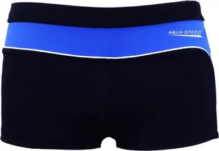 Kąpielówki męskie - Aqua Speed Unisex szorty Aqua-speed Grant/ 42 410 wielokolorowa Hellblau/Blau XX-L - grafika 1