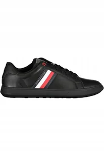 Męskie buty sportowe Tommy Hilfiger czarne Kolor: czarny, rozmiar: 40 - Buty sportowe męskie - miniaturka - grafika 1