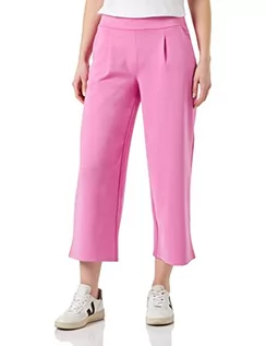 Spodnie damskie - ICHI Damskie spodnie IHKATE SUS Wide PA luźne, 172625/super różowe, L, 172625/Super Pink, L - grafika 1