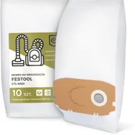 Worki do odkurzaczy - 10x Worek do Odkurzacza Festool Ctl MIDI Pojemny Odporny Duży Worki G9-W - miniaturka - grafika 1