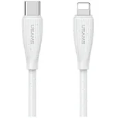 Kable USB - Kabel USB-C - Lightning USAMS Green Series SJ717 30W 1 m Bialy - miniaturka - grafika 1